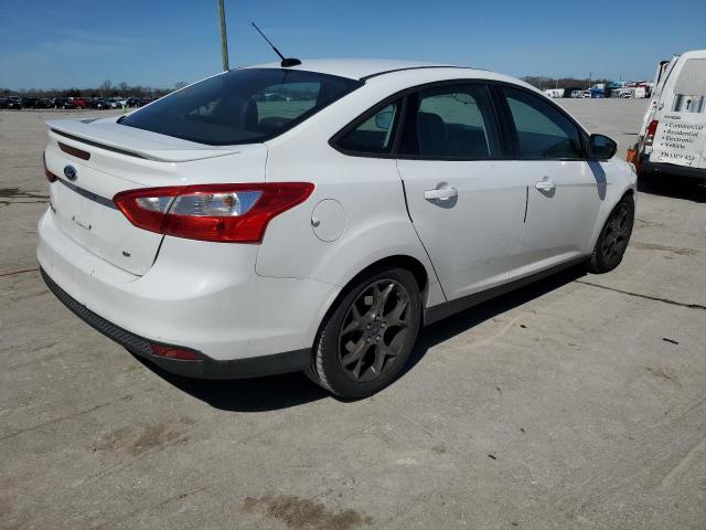 1FADP3F26EL225722 - 2014 FORD FOCUS SE WHITE photo 3