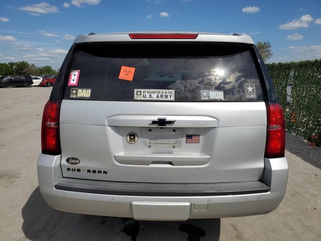 1GNSCHKC4KR145313 - 2019 CHEVROLET SUBURBAN C1500 LT SILVER photo 6