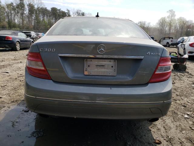 WDDGF81X79F227953 - 2009 MERCEDES-BENZ C300 300 4MATIC GRAY photo 6