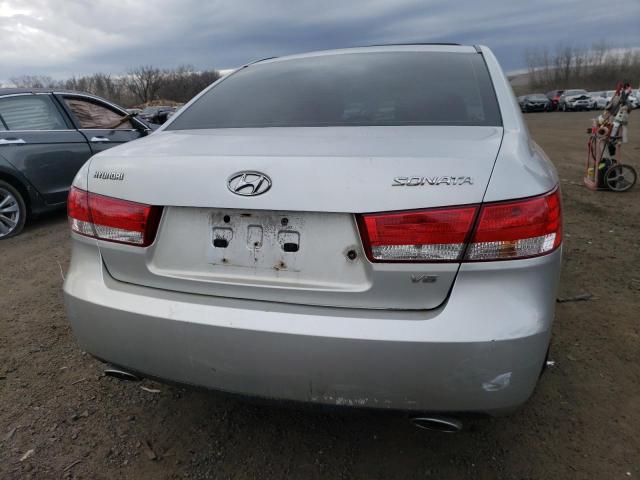 5NPEU46FX6H104410 - 2006 HYUNDAI SONATA GLS SILVER photo 6