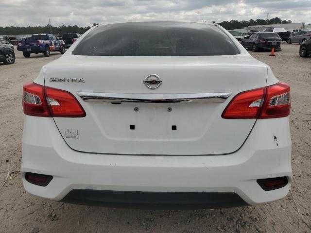 3N1AB7AP6KY326688 - 2019 NISSAN SENTRA S WHITE photo 6