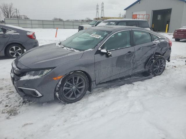 19XFC1F79KE007924 - 2019 HONDA CIVIC EXL ნაცრისფერი ფოტო 1