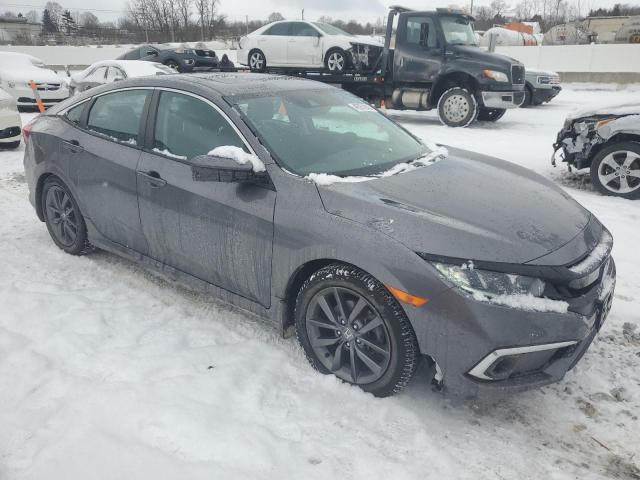 19XFC1F79KE007924 - 2019 HONDA CIVIC EXL ნაცრისფერი ფოტო 4