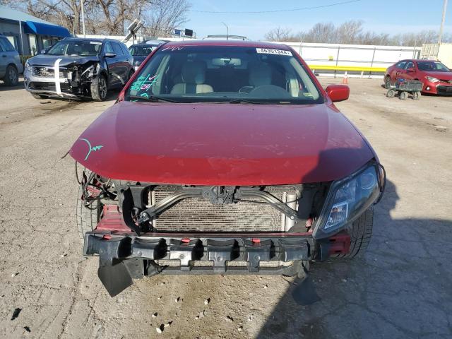 3FAHP0JG5CR415240 - 2012 FORD FUSION SEL RED photo 5