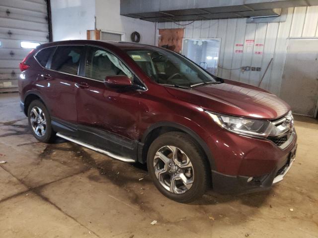 5J6RW2H55JL031692 - 2018 HONDA CR-V EX BURGUNDY photo 4