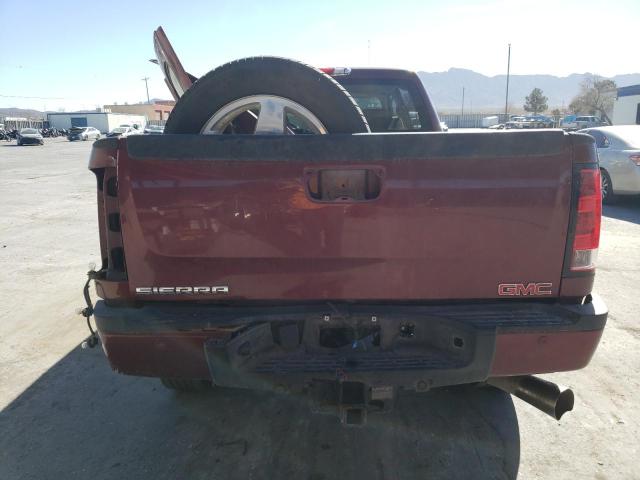 1GT125E82EF140596 - 2014 GMC SIERRA K2500 DENALI MAROON photo 6