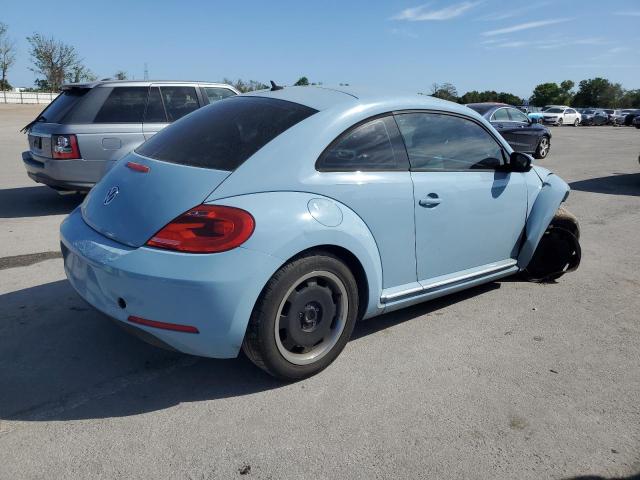 3VWJX7AT8CM607702 - 2012 VOLKSWAGEN BEETLE BLUE photo 3