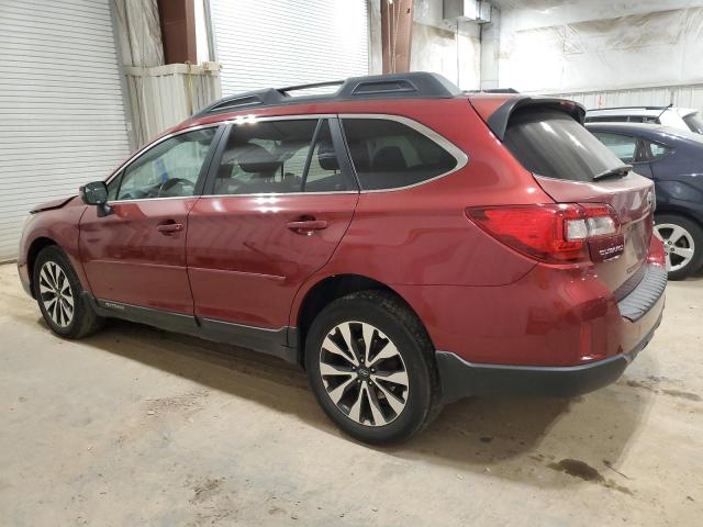 4S4BSBNC0F3359904 - 2015 SUBARU OUTBACK 2.5I LIMITED MAROON photo 2