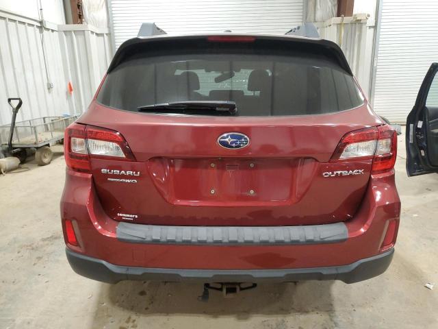 4S4BSBNC0F3359904 - 2015 SUBARU OUTBACK 2.5I LIMITED MAROON photo 6