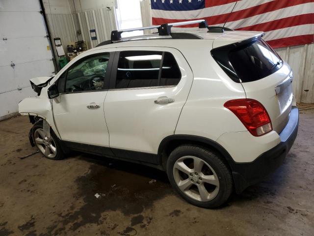 KL7CJTSB9FB248512 - 2015 CHEVROLET TRAX LTZ WHITE photo 2