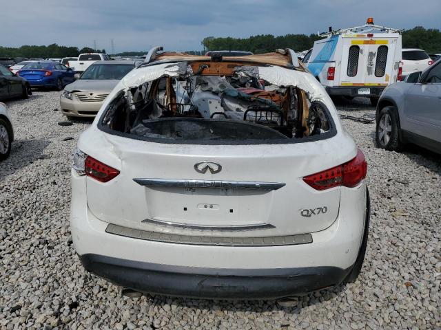 JN8CS1MU4FM380377 - 2015 INFINITI QX70 WHITE photo 6