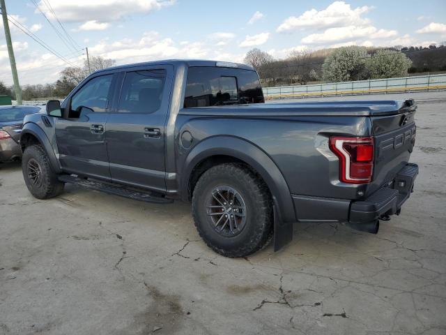 1FTFW1RGXKFB67948 - 2019 FORD F150 RAPTOR GRAY photo 2