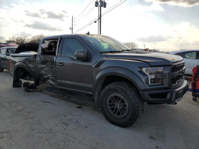 1FTFW1RGXKFB67948 - 2019 FORD F150 RAPTOR GRAY photo 4