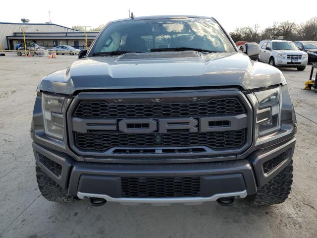 1FTFW1RGXKFB67948 - 2019 FORD F150 RAPTOR GRAY photo 5