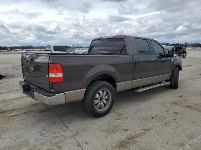 1FTRW12W96FB08054 - 2006 FORD F150 SUPERCREW GRAY photo 3