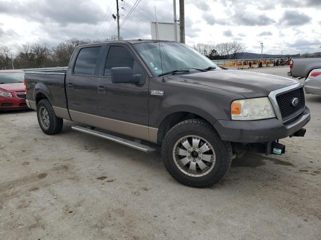 1FTRW12W96FB08054 - 2006 FORD F150 SUPERCREW GRAY photo 4