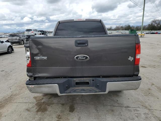 1FTRW12W96FB08054 - 2006 FORD F150 SUPERCREW GRAY photo 6