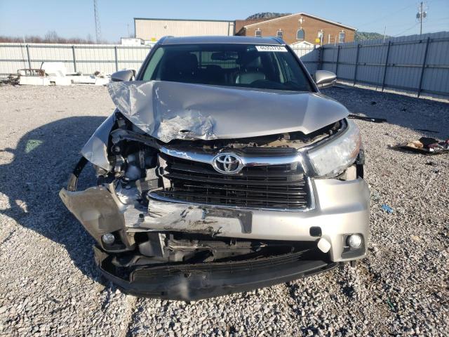 5TDJKRFH1GS347120 - 2016 TOYOTA HIGHLANDER XLE SILVER photo 5