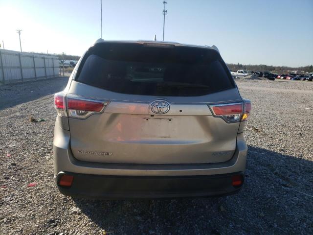 5TDJKRFH1GS347120 - 2016 TOYOTA HIGHLANDER XLE SILVER photo 6