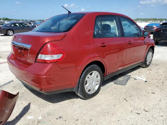 3N1BC1AP1AL459045 - 2010 NISSAN VERSA S RED photo 3