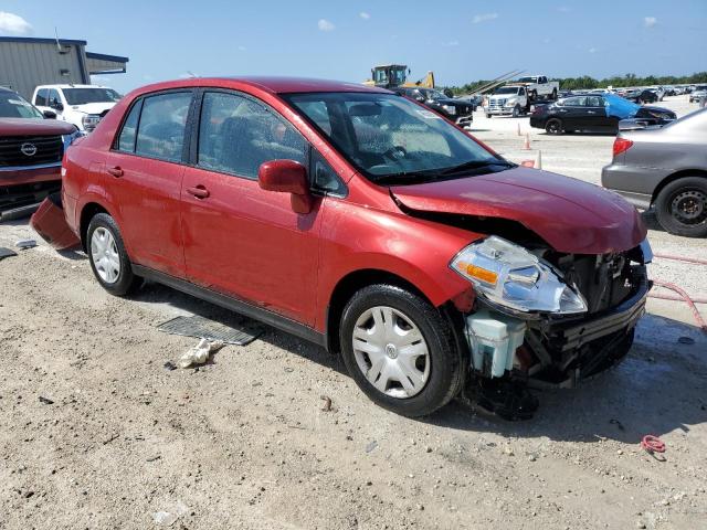 3N1BC1AP1AL459045 - 2010 NISSAN VERSA S RED photo 4