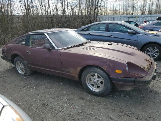 JN1HZ04S7CX443815 - 1982 DATSUN 280ZX RED photo 4