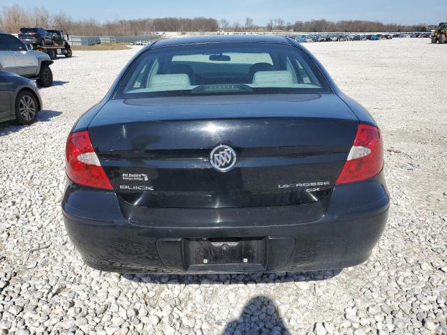 2G4WD552271117238 - 2007 BUICK LACROSSE CXL BLACK photo 6