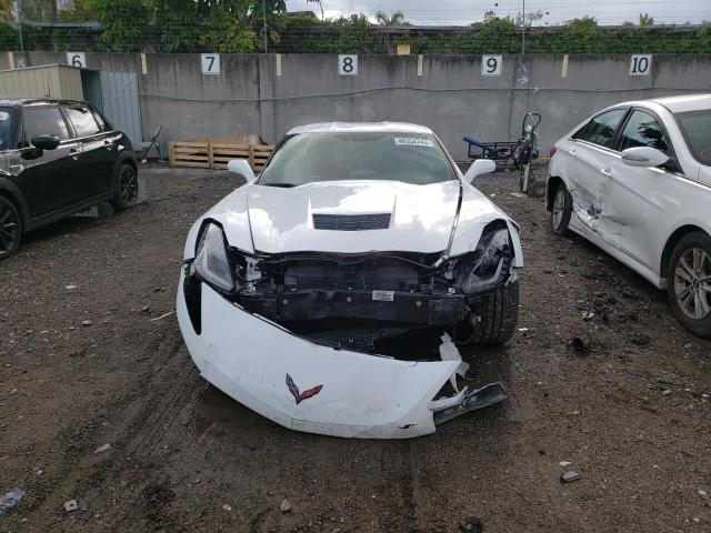 1G1YB2D74H5124019 - 2017 CHEVROLET CORVETTE STINGRAY 1LT WHITE photo 5