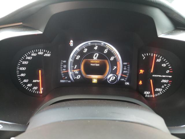 1G1YB2D74H5124019 - 2017 CHEVROLET CORVETTE STINGRAY 1LT WHITE photo 9