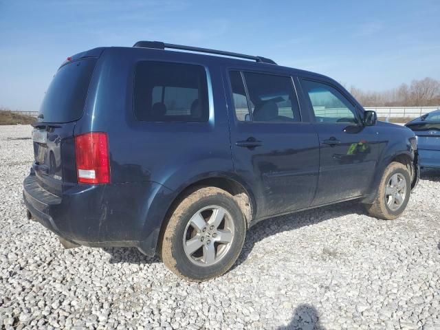 5FNYF4H45BB057377 - 2011 HONDA PILOT EX BLUE photo 3