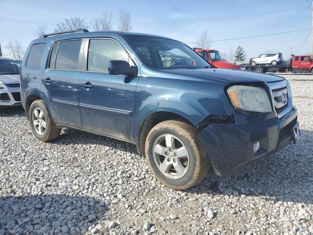 5FNYF4H45BB057377 - 2011 HONDA PILOT EX BLUE photo 4