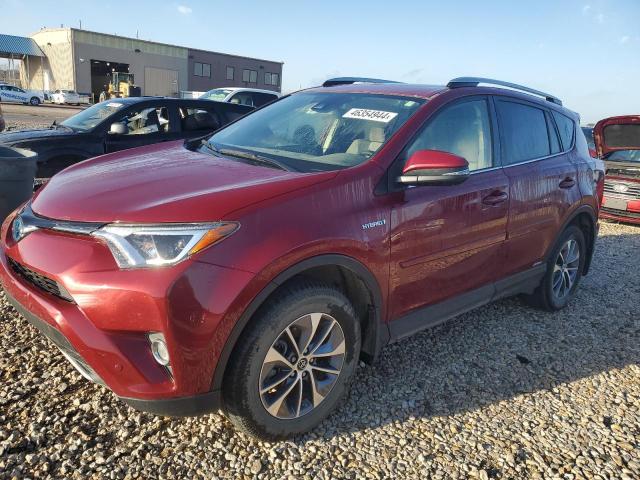 JTMRJREV4JD237761 - 2018 TOYOTA RAV4 HV LE MAROON photo 1