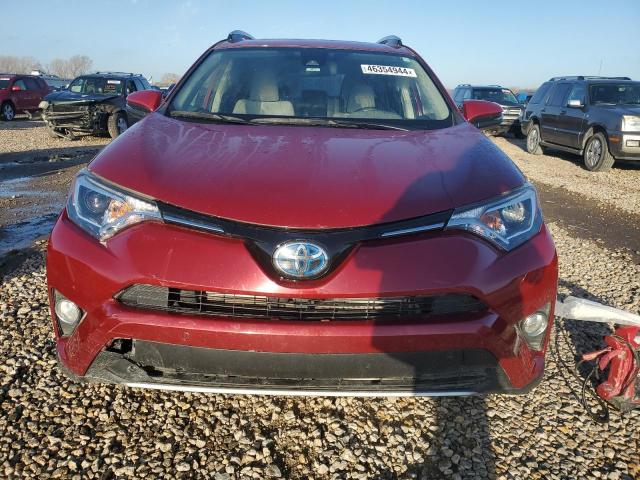 JTMRJREV4JD237761 - 2018 TOYOTA RAV4 HV LE MAROON photo 5