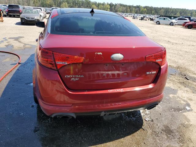 5XXGN4A79DG218056 - 2013 KIA OPTIMA EX RED photo 6