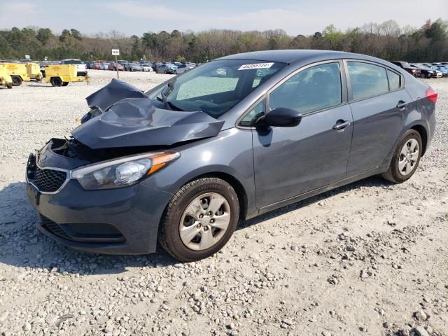 KNAFK4A61G5487525 - 2016 KIA FORTE LX CHARCOAL photo 1