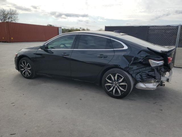 1G1ZG5ST9MF087805 - 2021 CHEVROLET MALIBU RS შავი ფოტო 2