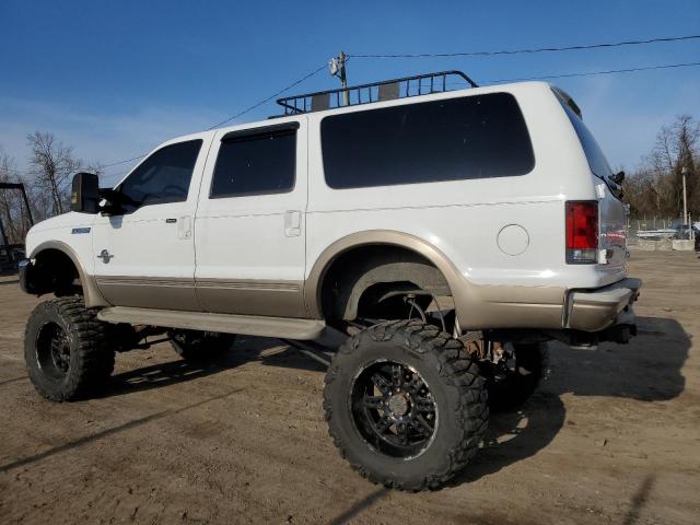 1FMNU45S33ED46901 - 2003 FORD EXCURSION EDDIE BAUER WHITE photo 2