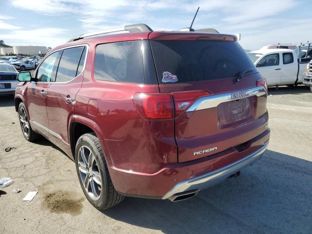 1GKKNXLS6HZ160976 - 2017 GMC ACADIA DENALI BURGUNDY photo 2