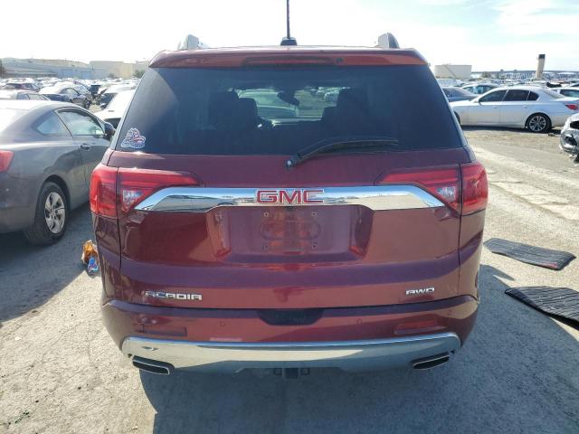 1GKKNXLS6HZ160976 - 2017 GMC ACADIA DENALI BURGUNDY photo 6