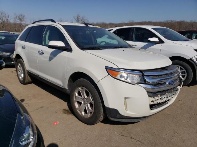 2FMDK3JC1BBA98927 - 2011 FORD EDGE SEL WHITE photo 4