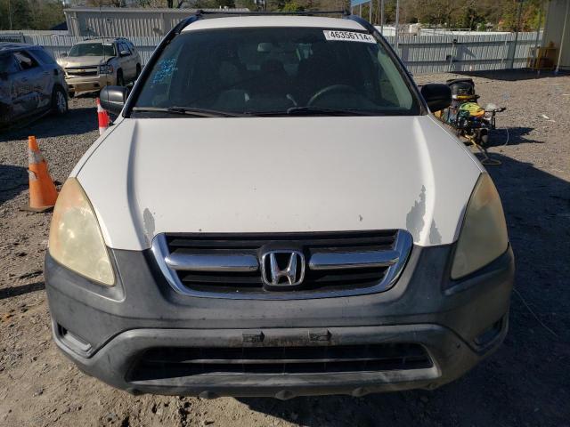 SHSRD68484U206365 - 2004 HONDA CR-V LX WHITE photo 5