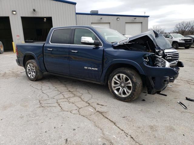 1C6SRFKT2MN716763 - 2021 RAM 1500 LONGHORN BLUE photo 4