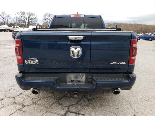 1C6SRFKT2MN716763 - 2021 RAM 1500 LONGHORN BLUE photo 6