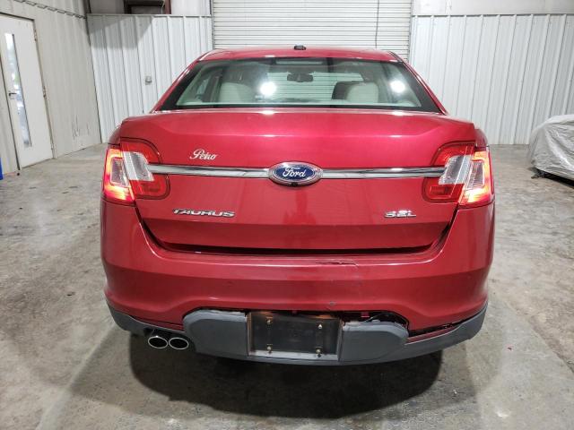 1FAHP2EW0CG112080 - 2012 FORD TAURUS SEL RED photo 6