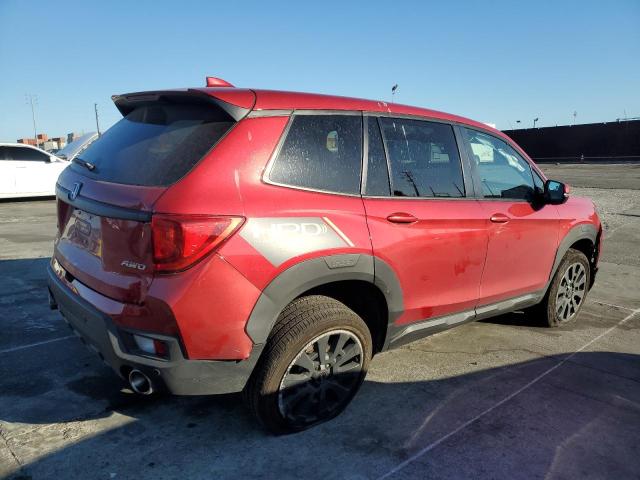 5FNYF8H54PB036057 - 2023 HONDA PASSPORT EXL BURGUNDY photo 3