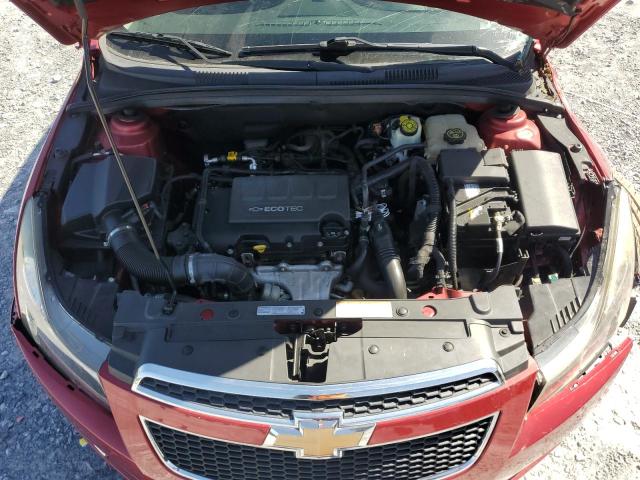 1G1PF5SC1C7355619 - 2012 CHEVROLET CRUZE LT RED photo 11