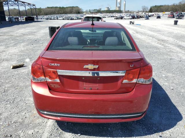 1G1PF5SC1C7355619 - 2012 CHEVROLET CRUZE LT RED photo 6