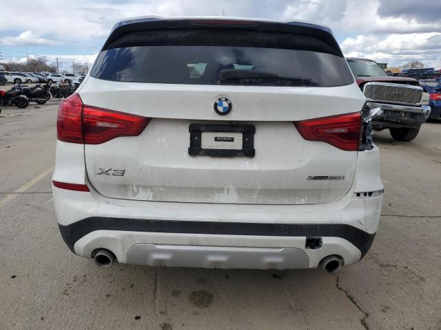 5UXTR9C58KLD90332 - 2019 BMW X3 XDRIVE30I WHITE photo 6