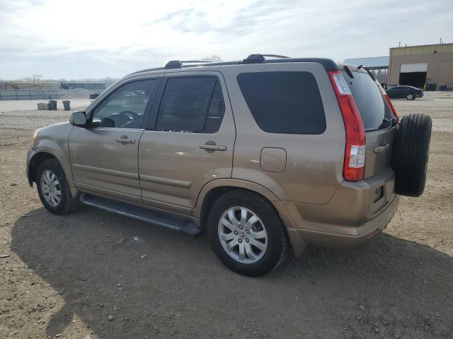 SHSRD78885U312714 - 2005 HONDA CR-V EX GOLD photo 2