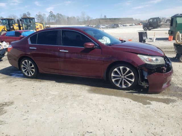 1HGCR2F52DA235244 - 2013 HONDA ACCORD SPORT BURGUNDY photo 4